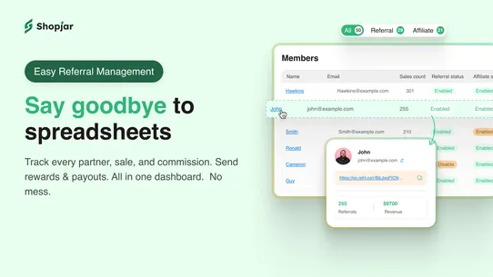 Referral Program ‑ Shopjar screenshot