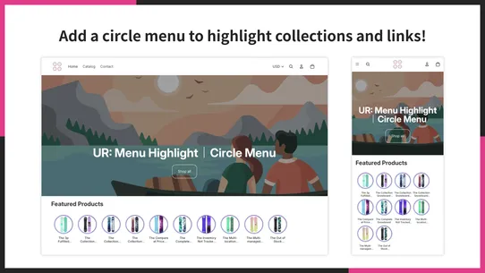 UR: Menu Highlight｜Circle Menu screenshot