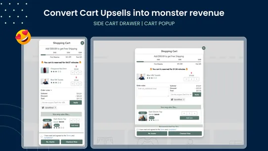 Quick Upsell‑‑Mini Cart Drawer screenshot