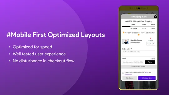 Upsell Cart Drawer: Upcart screenshot