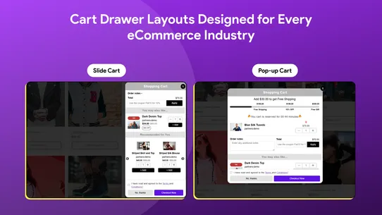 Upsell Cart Drawer: Upcart screenshot