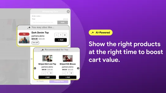 Upsell Cart Drawer: Upcart screenshot