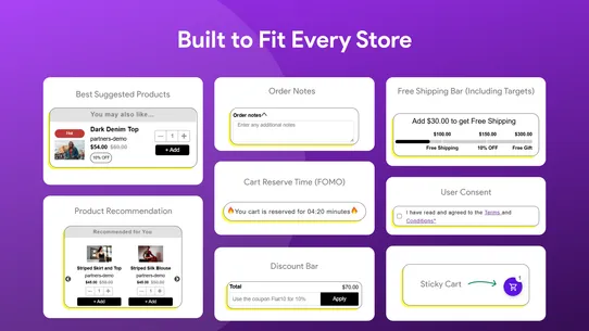 Upsell Cart Drawer: Upcart screenshot
