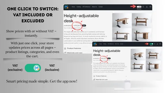 Momsify ‑ VAT Switcher screenshot