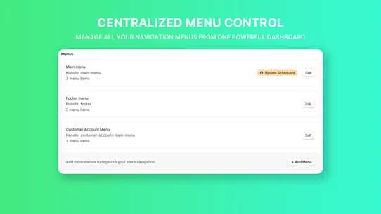 Baselayer Menu Scheduler screenshot