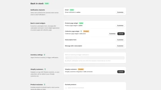 Alert&#39;em: Customer alerts screenshot