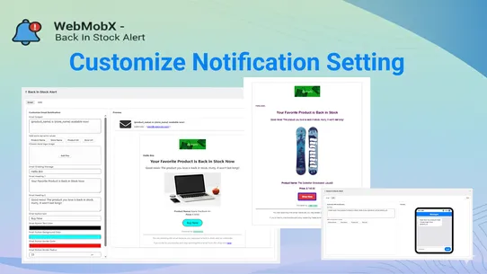 WebMobX ‑ Back In Stock Alert screenshot