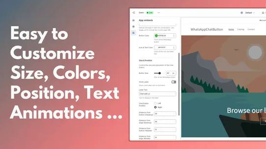 WA Chat Button by AZDigi screenshot