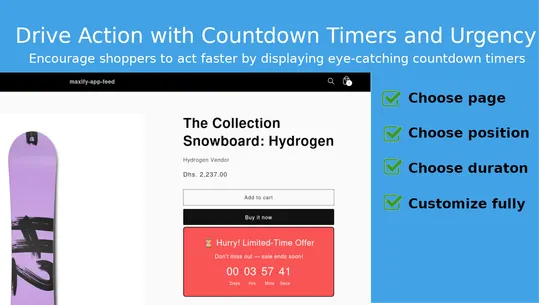 Countdown Timer Bar by Maxify screenshot