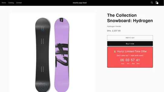 Countdown Timer Bar by Maxify screenshot