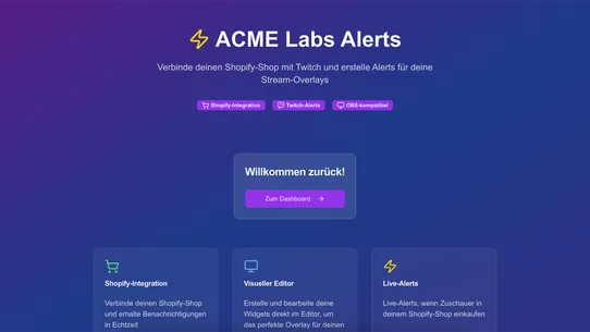 ACME‑Alerts screenshot