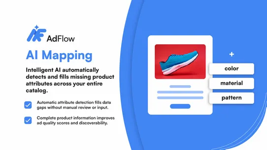 AdFlow Google Shopping Feed screenshot