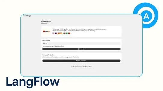 LangFlow screenshot