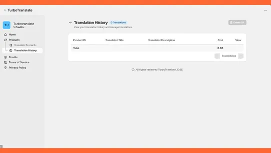 TurboTranslate screenshot
