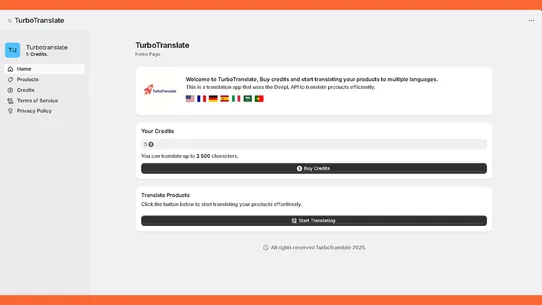 TurboTranslate screenshot