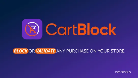 Cart Block: checkout validator screenshot