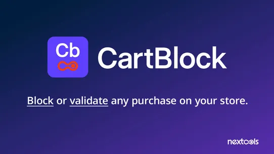 Cart Block: checkout validator screenshot