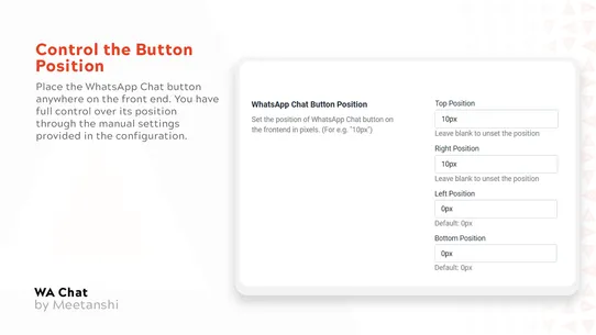 Meetanshi WA Chat Button screenshot