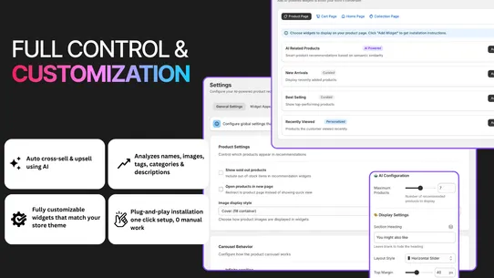 AI CrossSell, Upsell &amp; Related screenshot