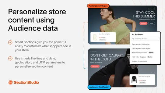Section Studio: Theme Sections screenshot