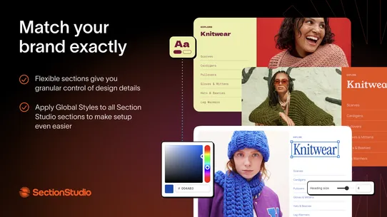 Section Studio: Theme Sections screenshot