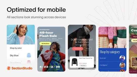 Section Studio: Theme Sections screenshot