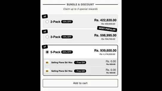 RumiBundle ‑ Volume Discounts screenshot