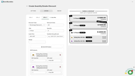 RumiBundle ‑ Volume Discounts screenshot