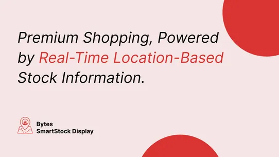 Bytes SmartStock Display screenshot