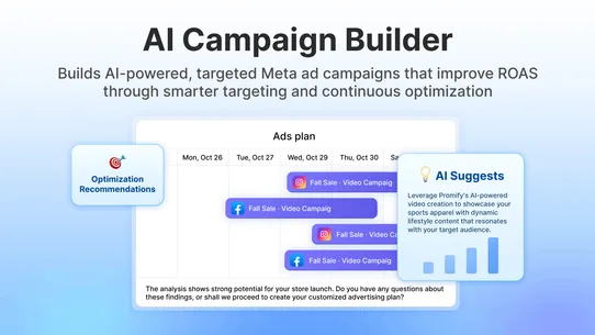 Promify · AI Ads + Creatives screenshot