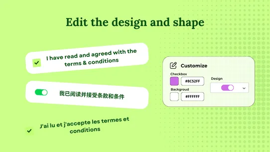 EZ Terms &amp; Conditions Checkbox screenshot