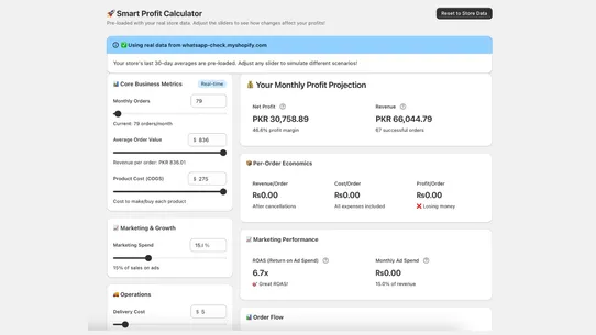 Financify: COD Profit Tracking screenshot