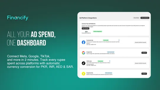 Financify:COD Profit Analytics screenshot