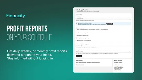 Financify:COD Profit Analytics screenshot
