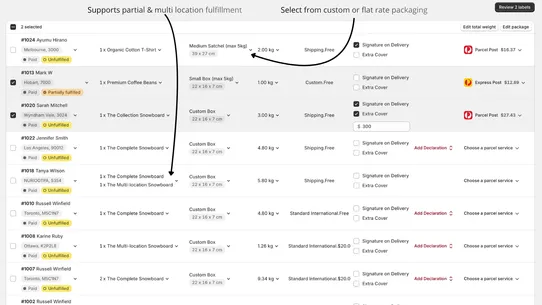 AusPost MyPost Business screenshot