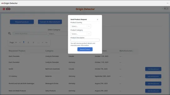 Origin Detector Connector screenshot