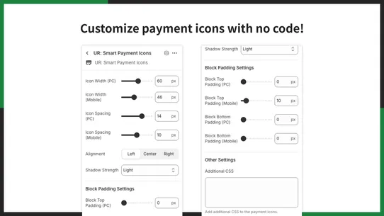 UR: Smart Payment Icons screenshot