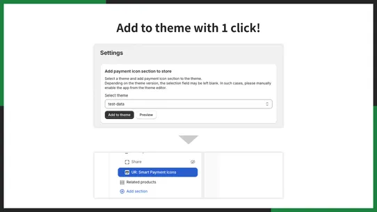 UR: Smart Payment Icons screenshot