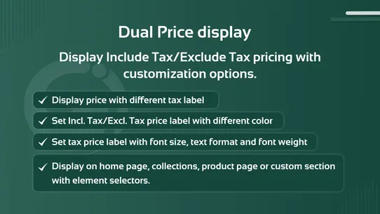 CI VAT Dual Price screenshot