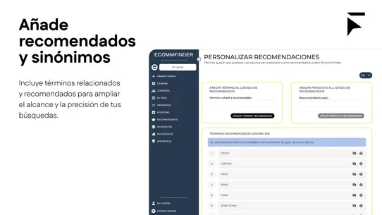 EcommFinder screenshot