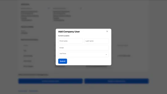 F: B2B Self Serve Portal screenshot