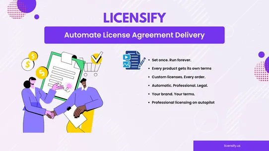 Licensify ‑ License Agreement screenshot