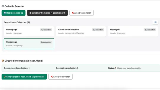 Afandi ‑ Ecommerce Integration screenshot