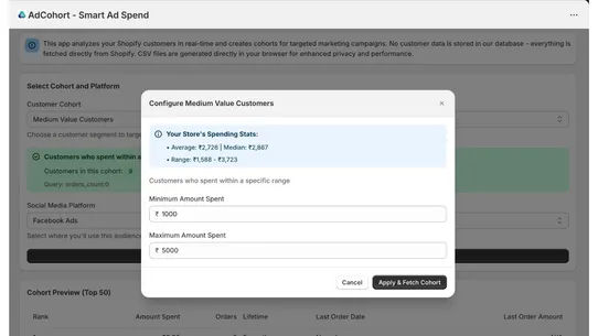 AdCohort ‑ Smart Ad Spend screenshot