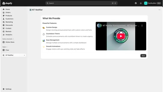 NT Notifier screenshot