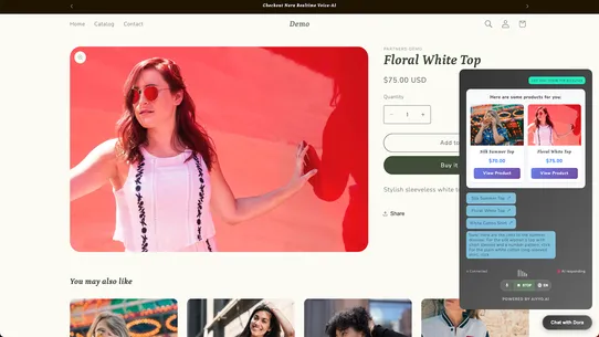 Nora SaaS: Realtime Voice‑AI screenshot