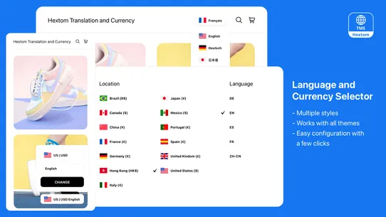 Hextom: Translate &amp; Currency screenshot