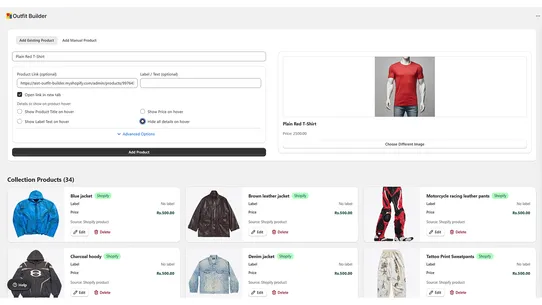 Outfit Builder Playground screenshot