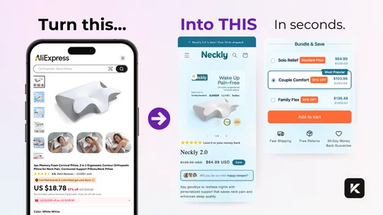 Krafted: AI Store Builder screenshot
