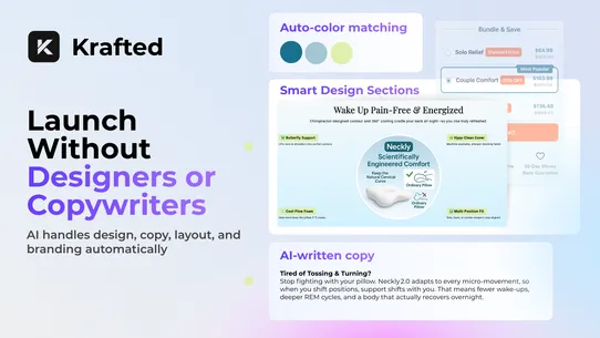 Krafted: AI Store Builder screenshot